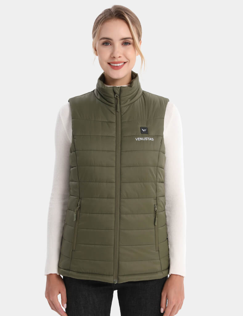 Women's Classic Heated Vest 7.4V - Navy/ Moss/ Harbon Blue