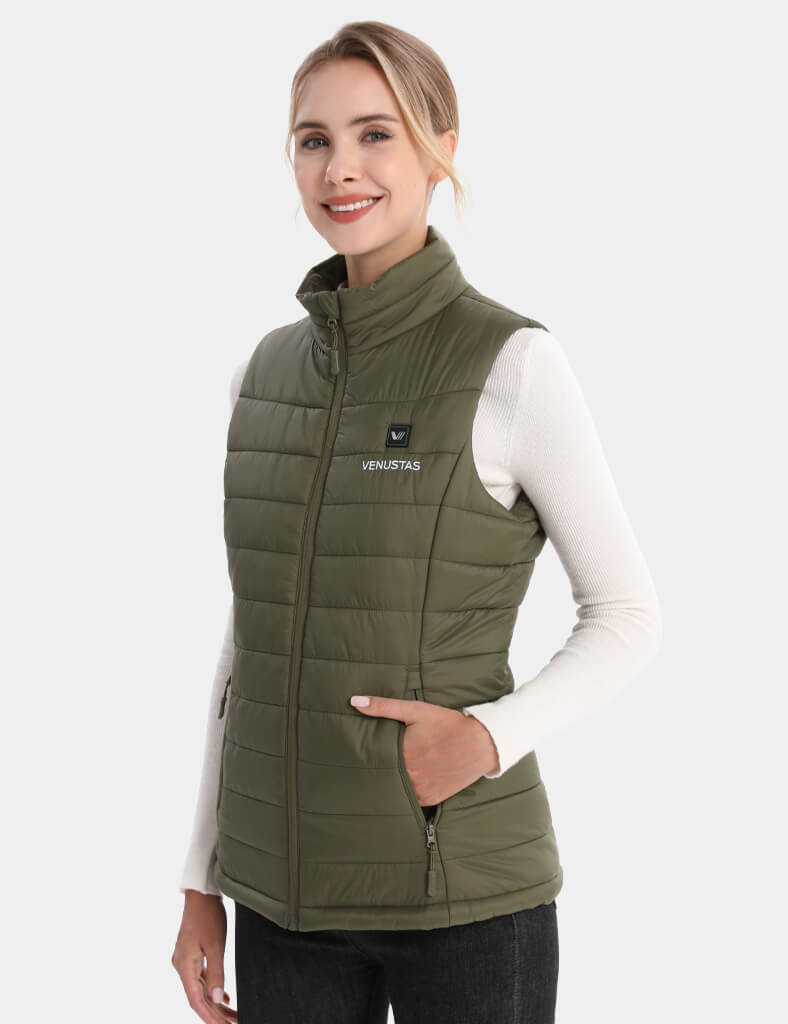 Women's Classic Heated Vest 7.4V - Navy/ Moss/ Harbon Blue