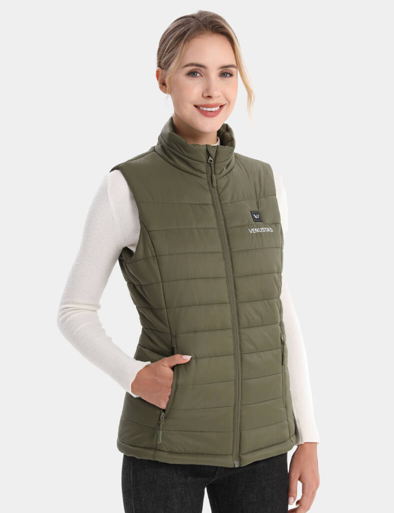 Women's Classic Heated Vest 7.4V - Navy/ Moss/ Harbon Blue