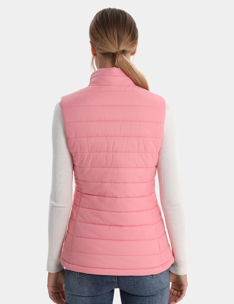 Women's Classic Heated Vest 7.4V - Milk White/ Light Grey/ Burgundy/ Pink