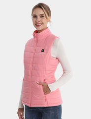 Women's Classic Heated Vest 7.4V - Milk White/ Light Grey/ Burgundy/ Pink