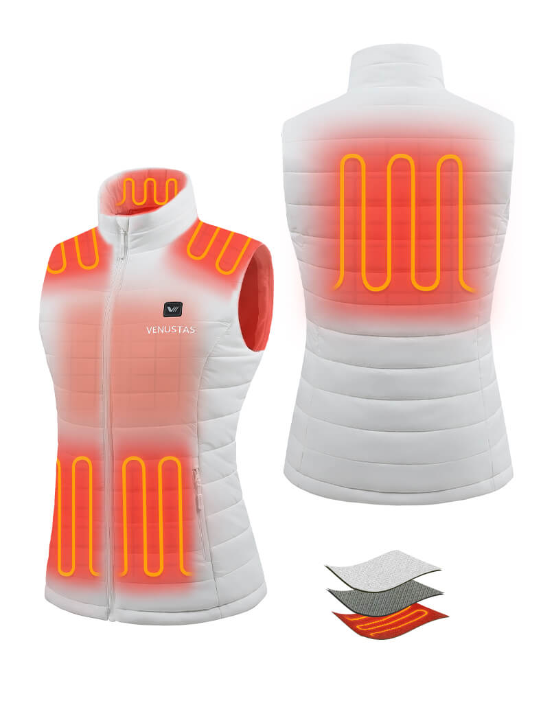 Women's Classic Heated Vest 7.4V (Up to 12 heating hours) - New Colors, W2118 Pro