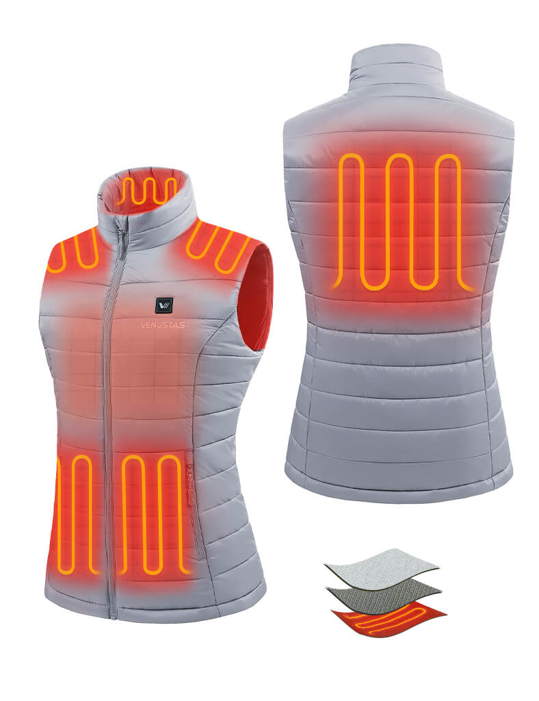 Women's Classic Heated Vest 7.4V (Up to 12 heating hours) - New Colors, W2118 Pro