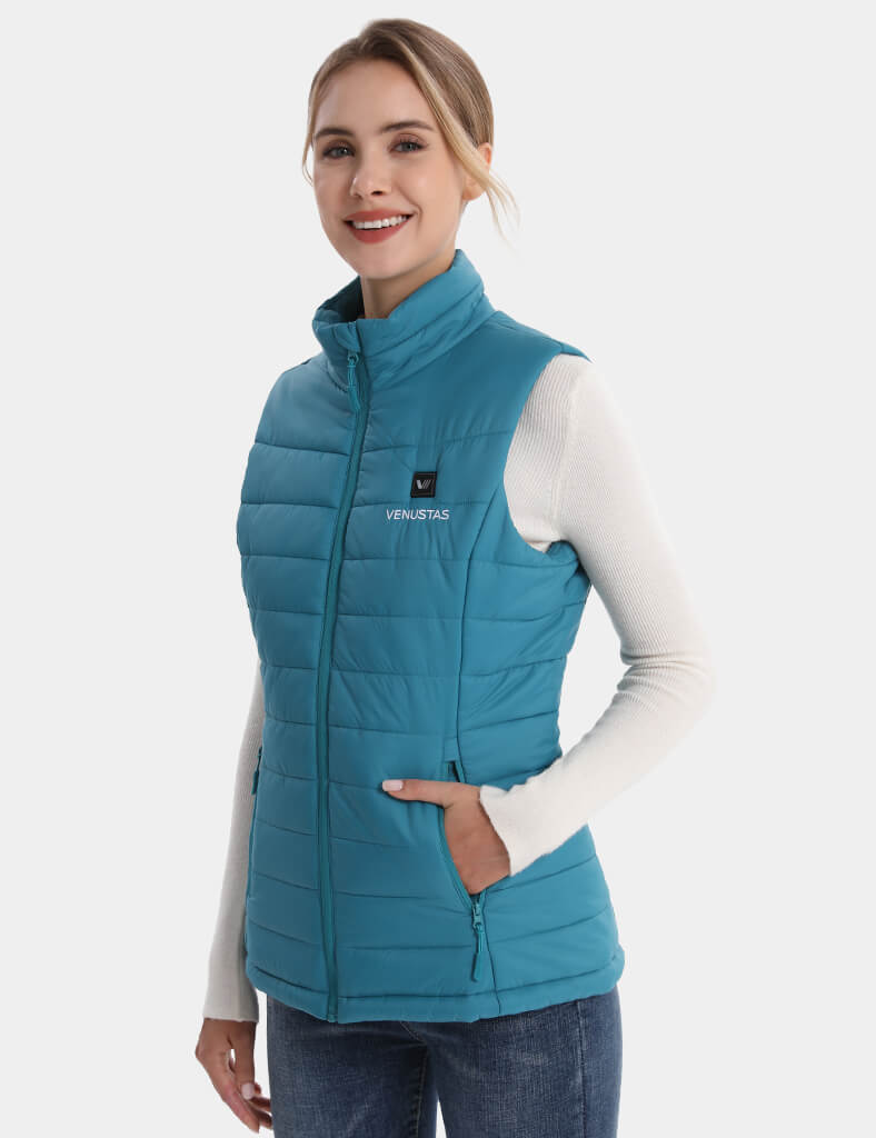 Women's Classic Heated Vest 7.4V - Navy/ Moss/ Harbon Blue