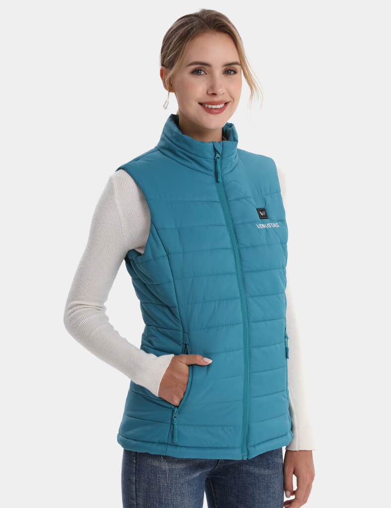 Women's Classic Heated Vest 7.4V - Navy/ Moss/ Harbon Blue