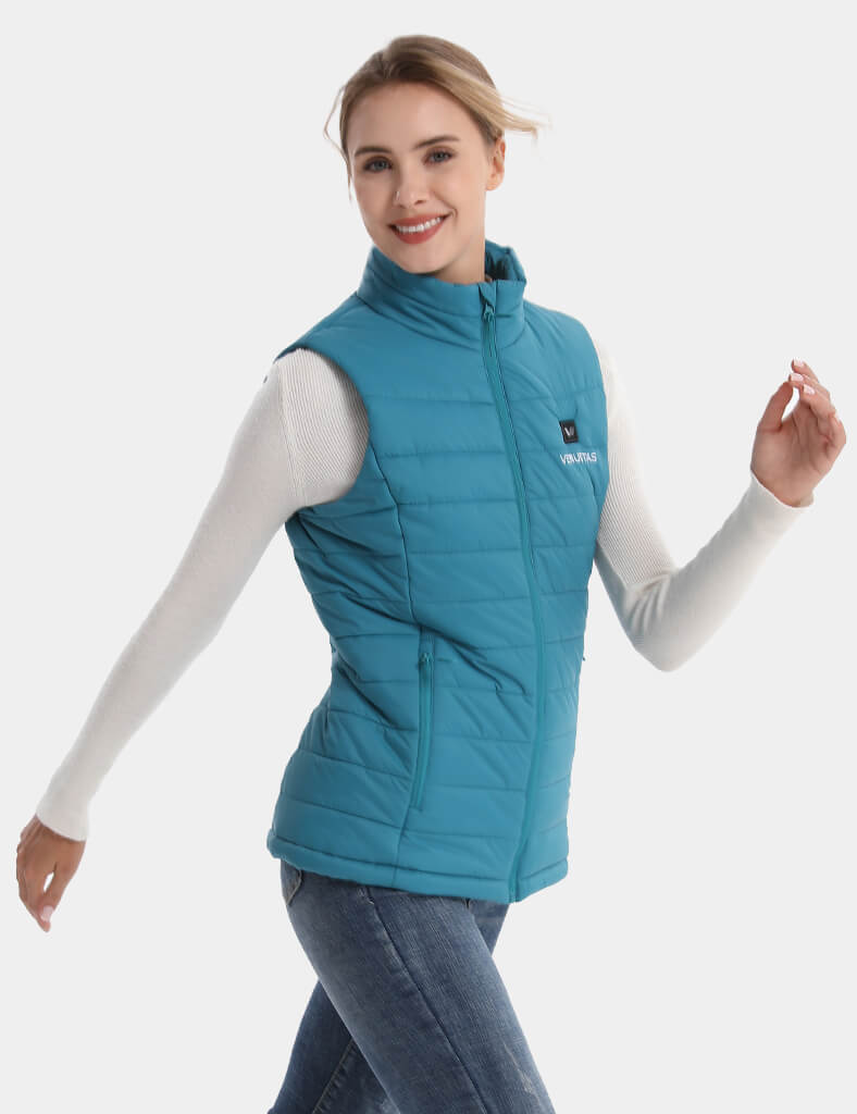 Women's Classic Heated Vest 7.4V - Navy/ Moss/ Harbon Blue