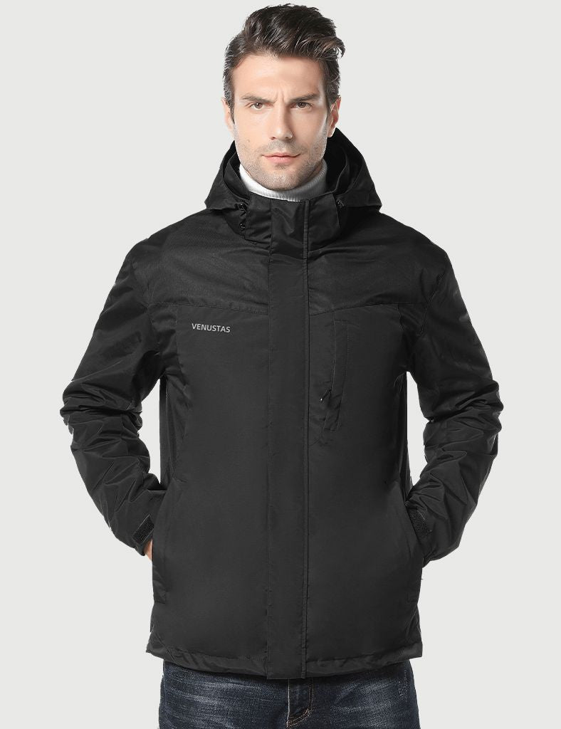 [Final Sale For CA]  Men's 3-in-1 Heated Jacket 7.4V [3XL]