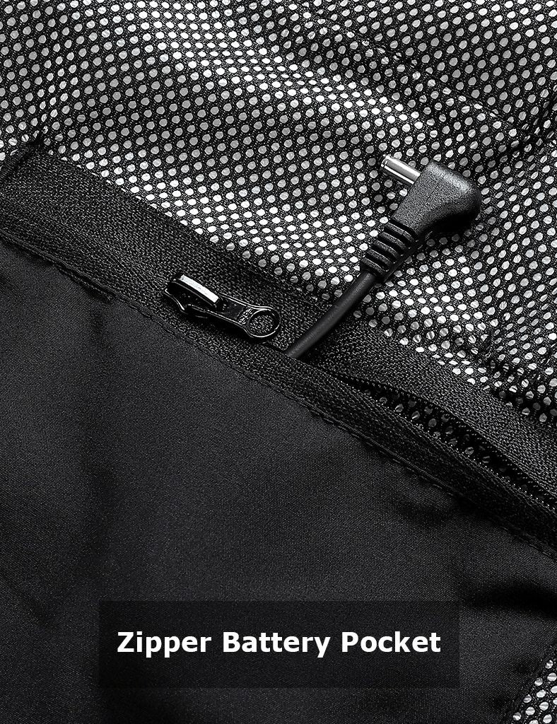 Zipper Battery Pocket