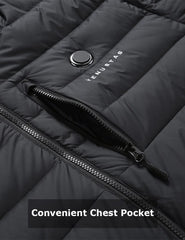 [Open Box] Men's Heated Down Coat with Heating Pockets, 7.4V [3XL,4XL]