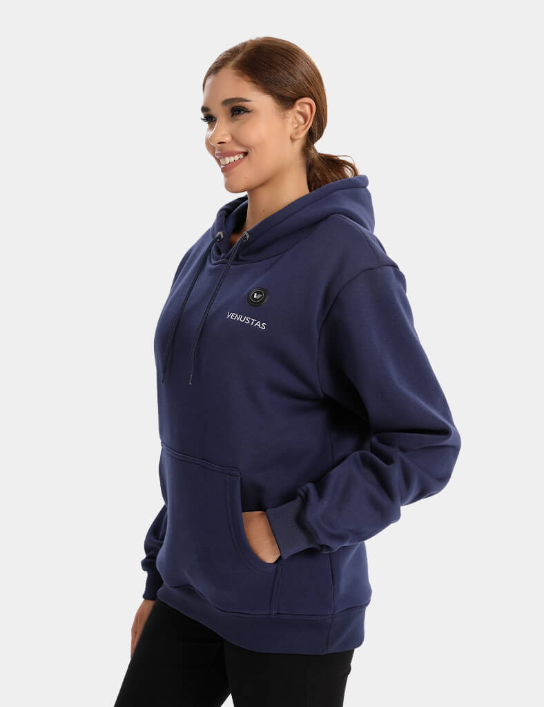 Pullover Heated Hoodie for Unisex with Heating Pockets 7.4V, U2139