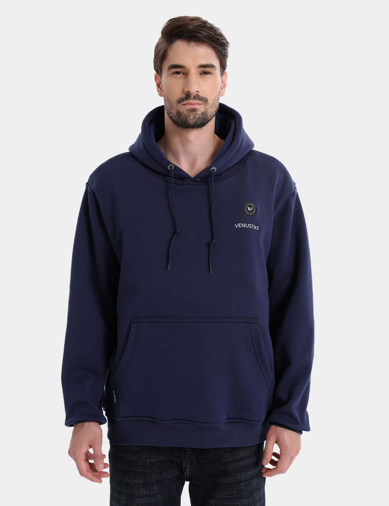 Pullover Heated Hoodie for Unisex with Heating Pockets 7.4V, U2139