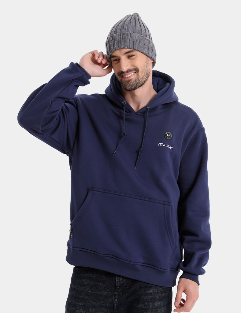 Pullover Heated Hoodie for Unisex with Heating Pockets 7.4V, U2139