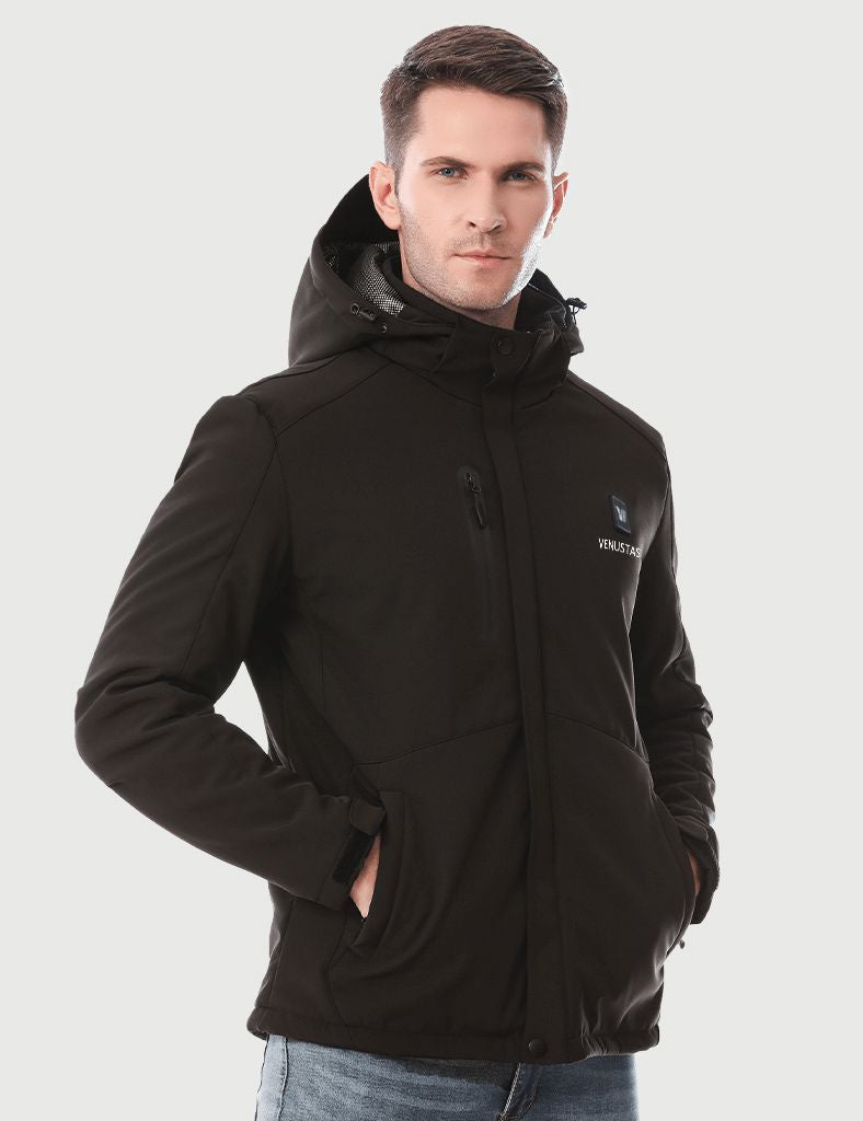 [Upgraded] Men’s Heated Jacket 7.4V (Up to 13 Heating Hours)