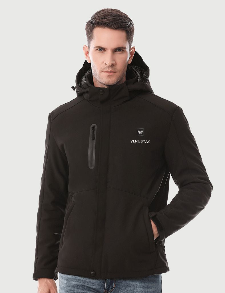 [Upgraded] Men’s Heated Jacket 7.4V (Up to 20 Heating Hours)
