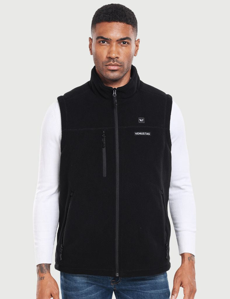 [Open Box] Men’s Heated Recycled Fleece Vest 7.4V [L,XL]