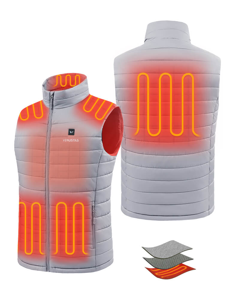 Men’s Heated Vest 7.4V (Up to 20 heating hours), M2118 Max