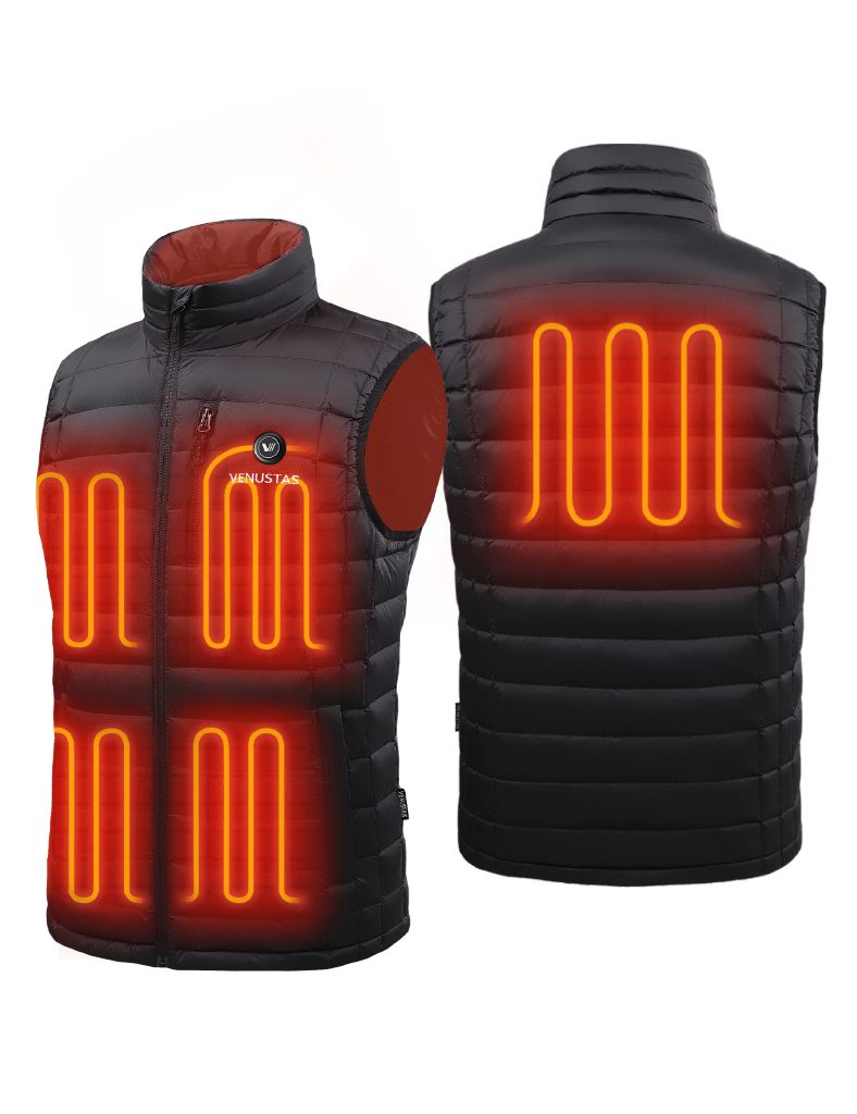 Men's Heated Vest with Stand Collar 7.4V