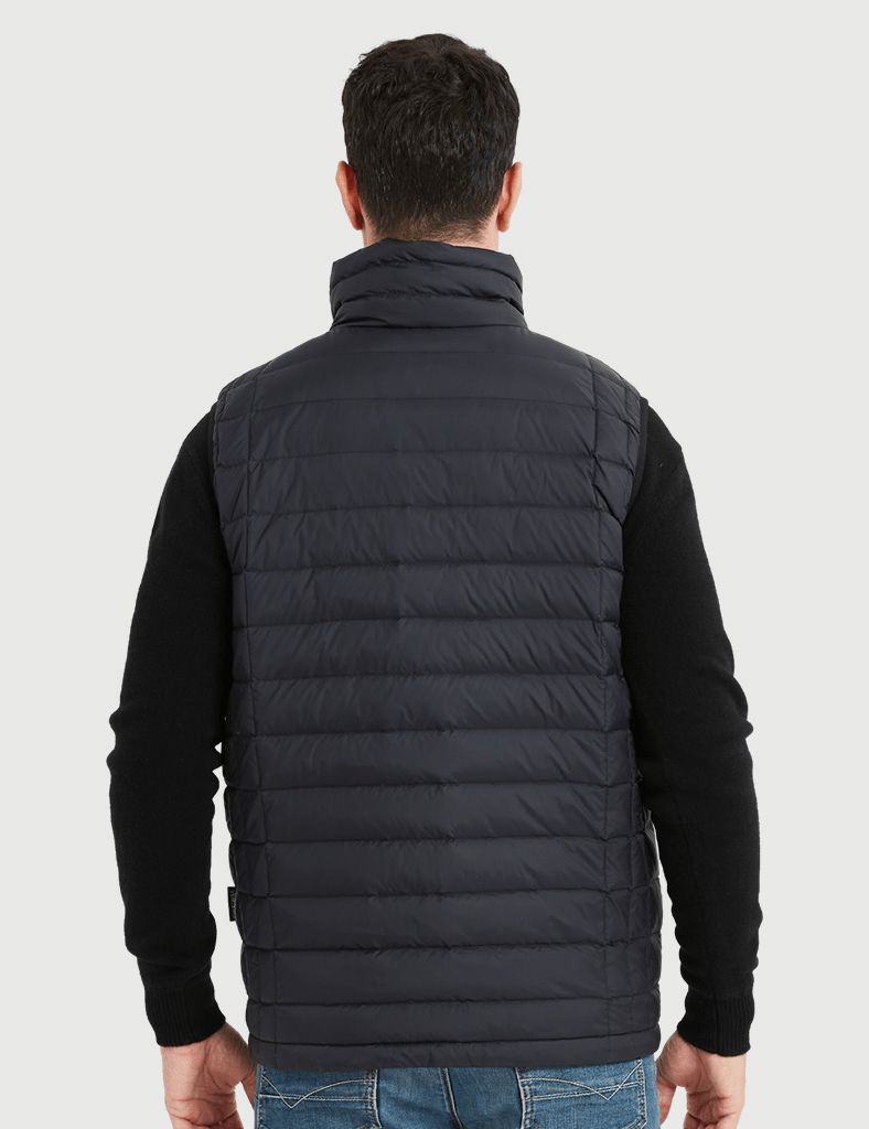 Men's Heated Vest with Stand Collar