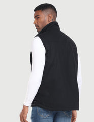 Men’s Heated Canvas Vest 12V with Dual Control