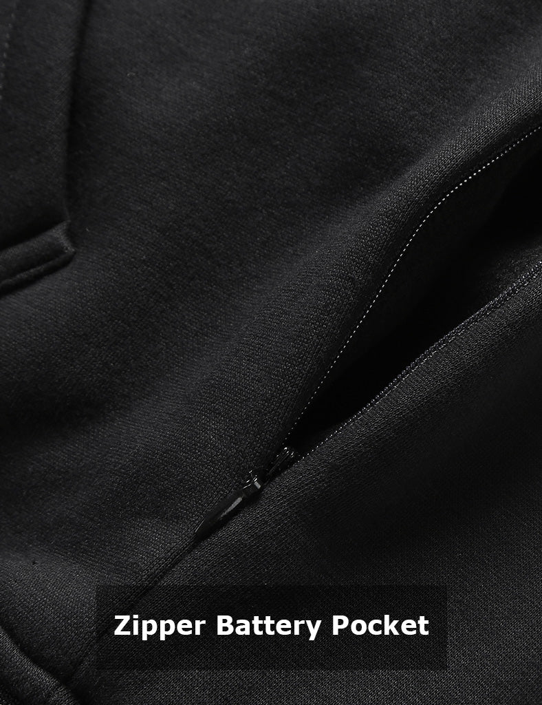 Zipper Battery Pocket