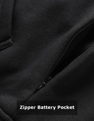 [Open Box] Pullover Heated Hoodie for Unisex with Heating Pockets 7.4V, U2139 [S,M,3XL]