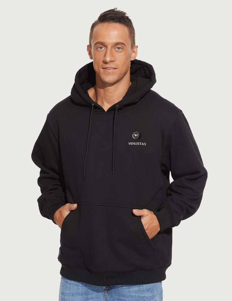 [Final Sale For CA] Pullover Heated Hoodie for Unisex with Heating Pockets 7.4V