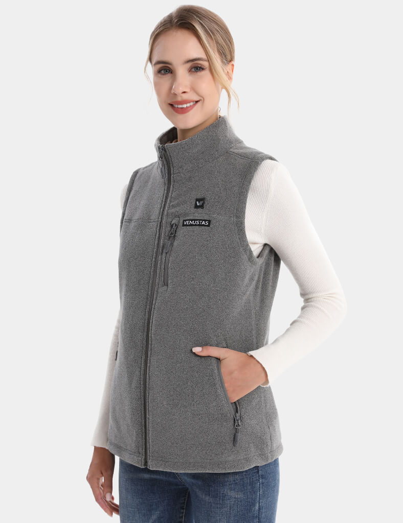 Women’s Heated Recycled Fleece Vest 7.4V, EW22