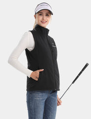 Women's Recycled Heated Softshell Golf Vest 7.4V, W42