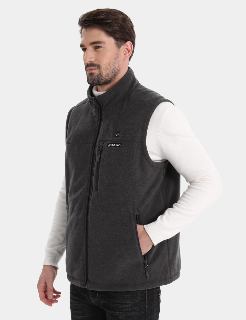 Men’s Heated Recycled Fleece Vest 7.4V, EM21