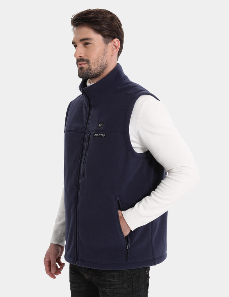 Men’s Heated Recycled Fleece Vest 7.4V, EM21