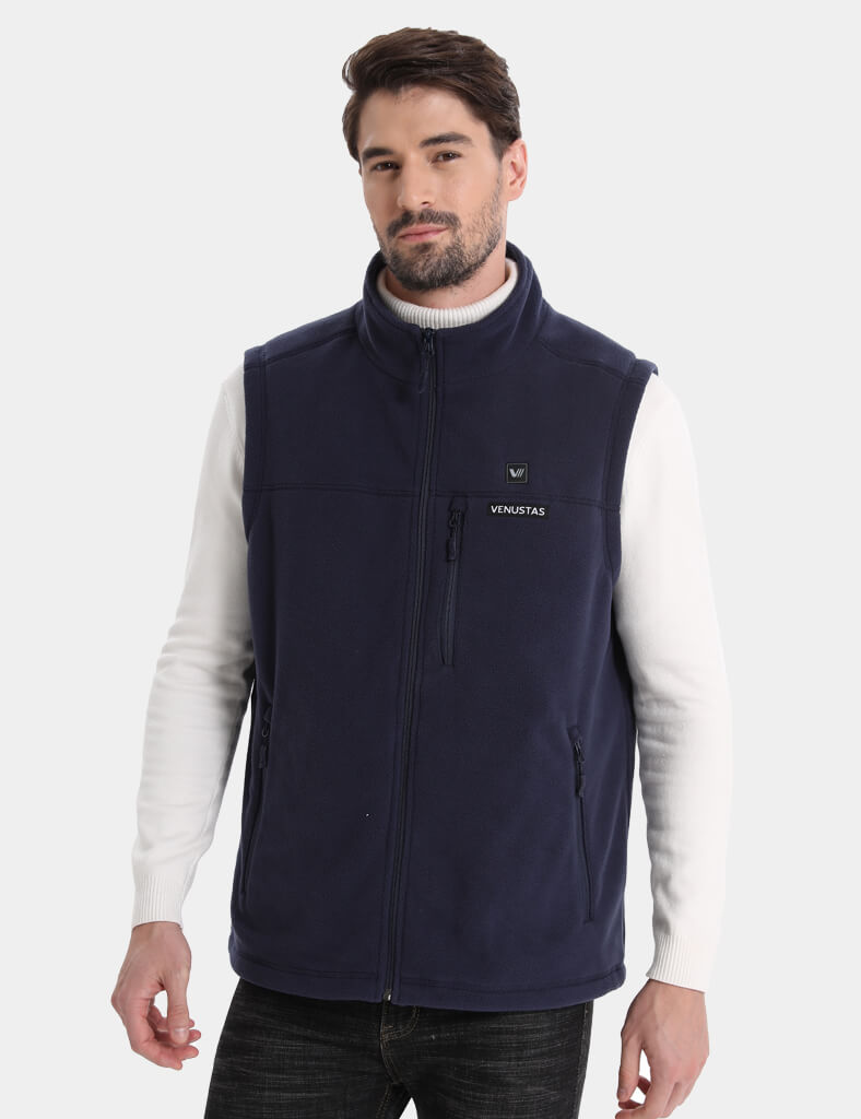 Men’s Heated Recycled Fleece Vest 7.4V, EM21