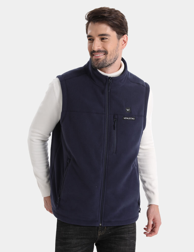 Men’s Heated Recycled Fleece Vest 7.4V, EM21