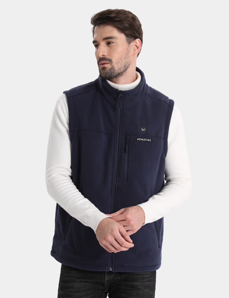 Men’s Heated Recycled Fleece Vest 7.4V, EM21