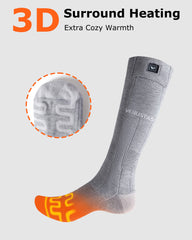 Unisex Heated Socks 7.4V (with Half-Foot Coverage), S11