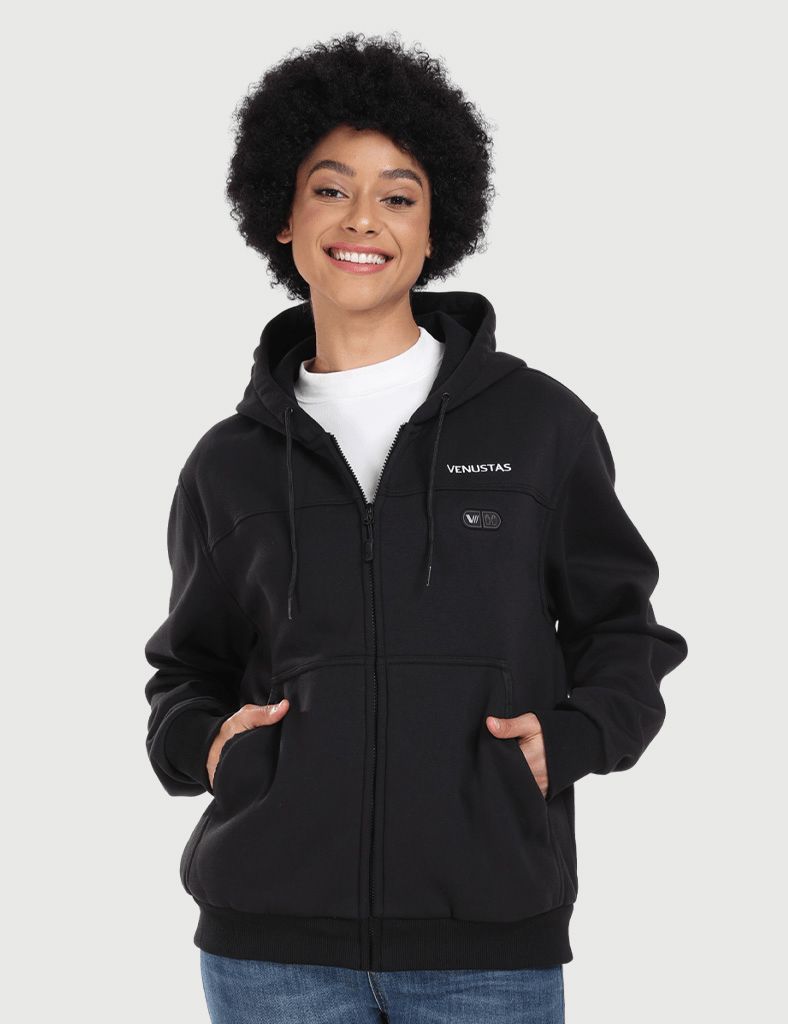 Unisex Dual Control Heated Fleece Hoodie