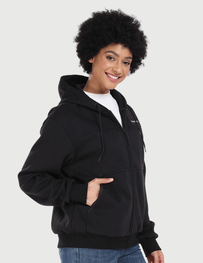 Unisex Dual Control Heated Fleece Hoodie