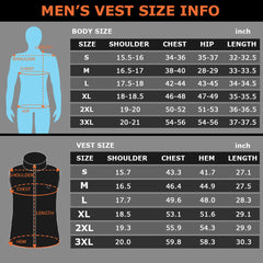 Venustas [2022 New] Men's Heated Canvas Vest 7.4V