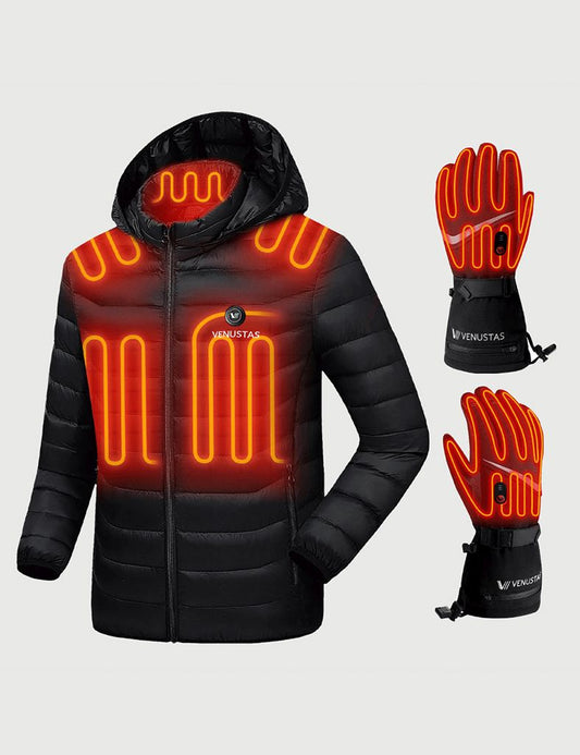 [Bundle Deal] Heated Jacket 7.4V for Unisex & Heated Gloves