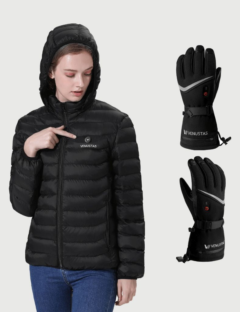 [Bundle Deal] Heated Jacket 7.4V for Unisex & Heated Gloves