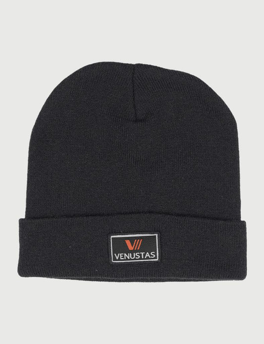 Venustas Knit Beanie-Black