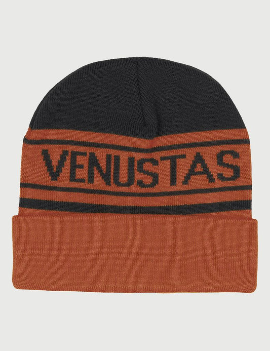 Venustas Knit Beanie-Rust