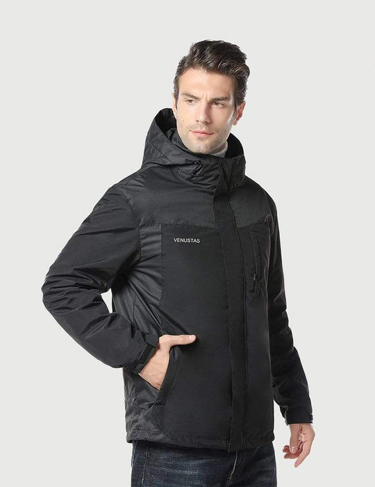 [Final Sale For CA]  Men's 3-in-1 Heated Jacket 5V [2XL]