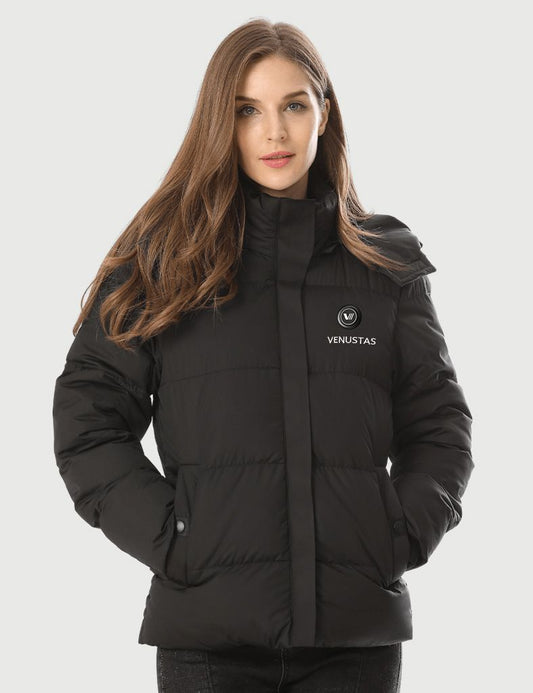 [Open Box] Upgrade Women's Heated Coat 7.4V with 90% Down Insulation [M,L,XL]