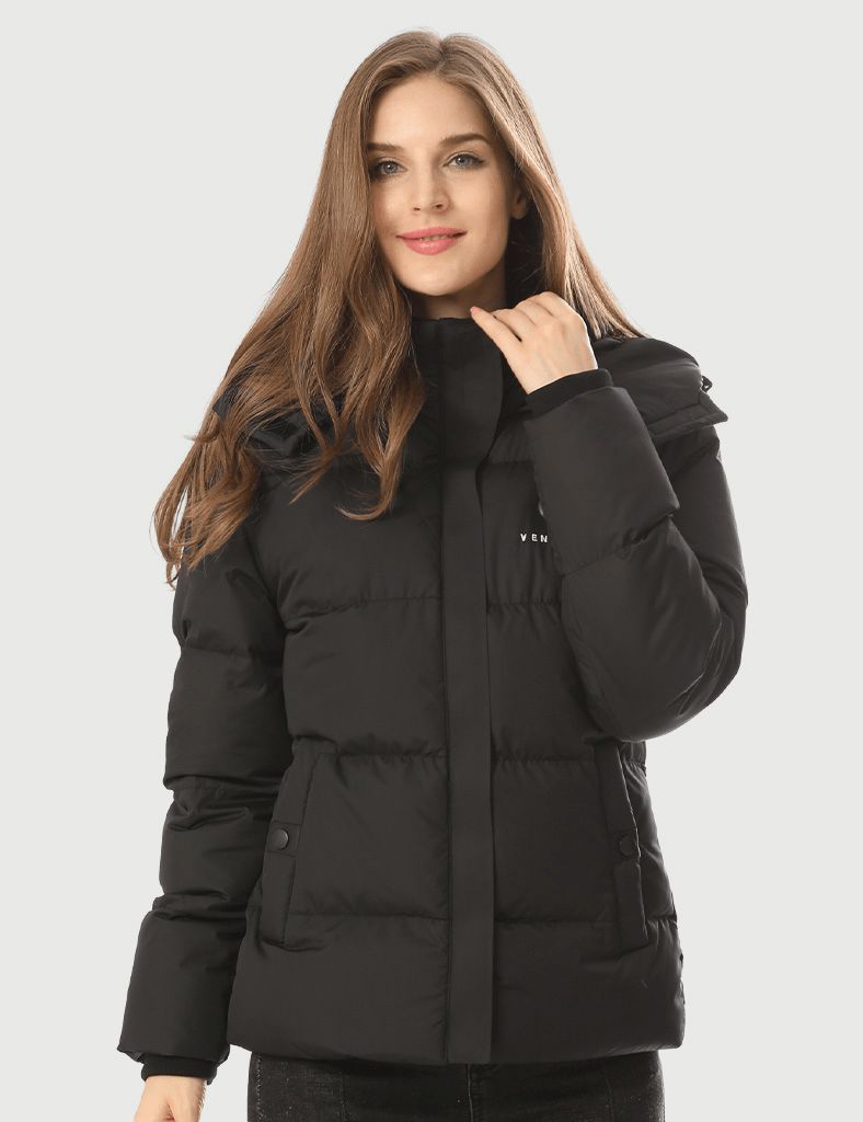 [Open Box] Upgrade Women's Heated Coat 7.4V with 90% Down Insulation [M,XL,2XL]