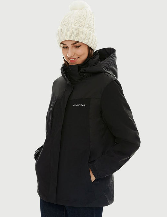 Women's 3-in-1 Heated Jacket 7.4V with Heating Pockets