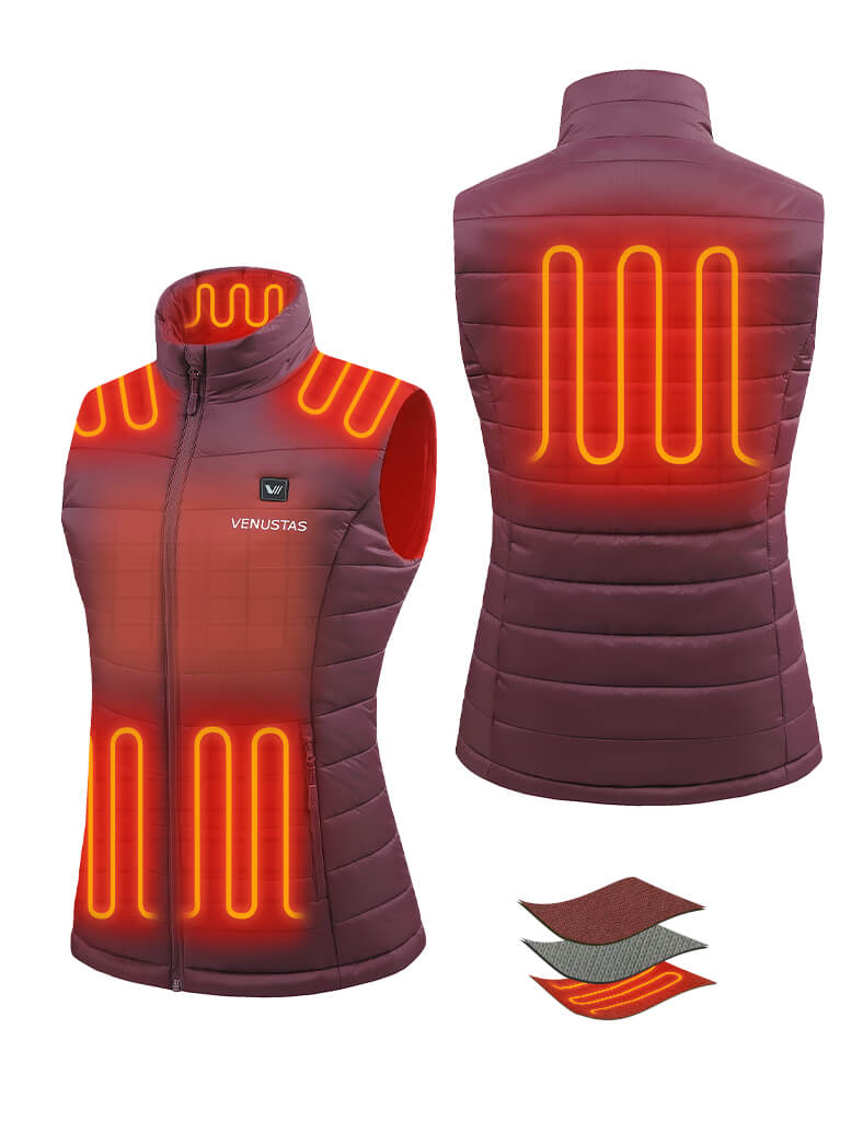 Women's Classic Heated Vest 7.4V (Up to 12 heating hours) - New Colors, W2118 Pro