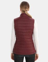 Women's Classic Heated Vest 7.4V - Milk White/ Light Grey/ Burgundy/ Pink