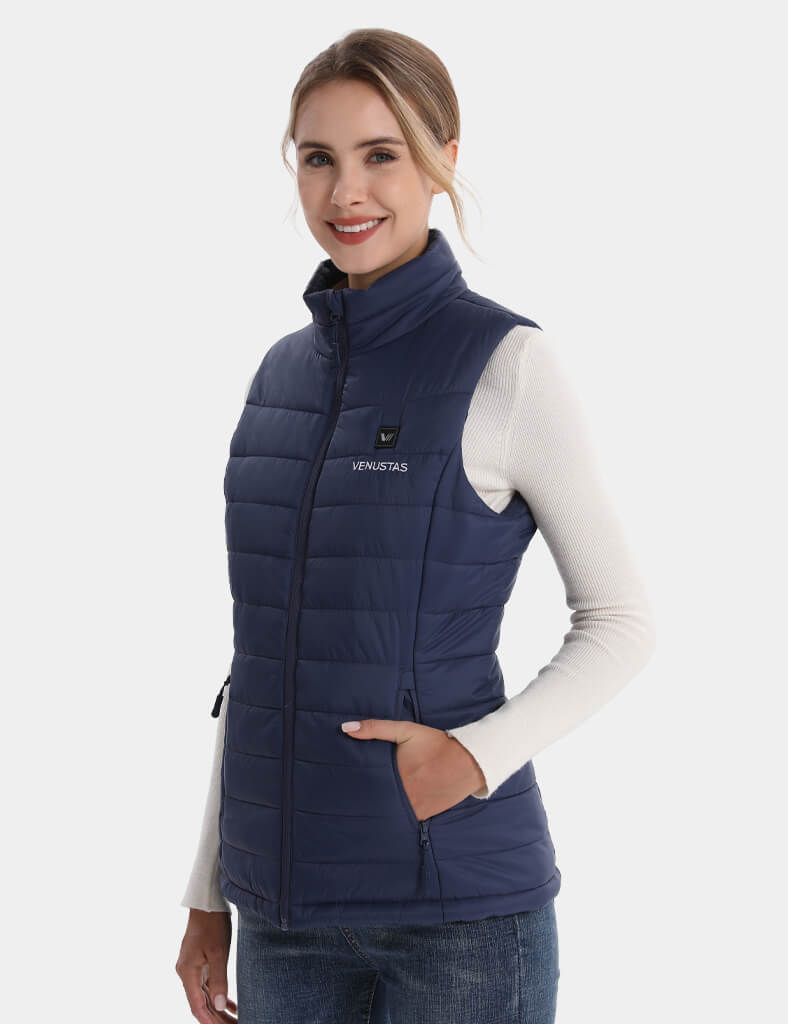 Women's Classic Heated Vest 7.4V - Navy/ Moss/ Harbon Blue