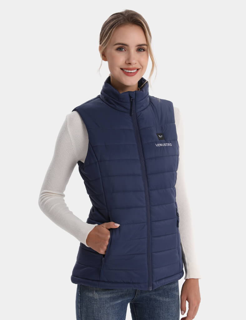 Women's Classic Heated Vest 7.4V - Navy/ Moss/ Harbon Blue