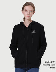 Zipper up Heated Hoodie for Unisex